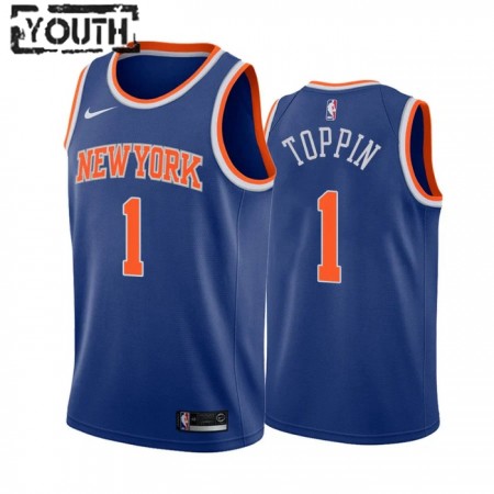 Dres New York Knicks Obi Toppin 1 Nike 2022-23 Icon Edition Swingman - Dječji